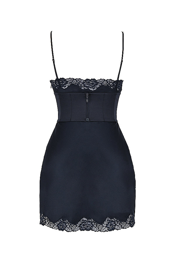 Satin slip dress