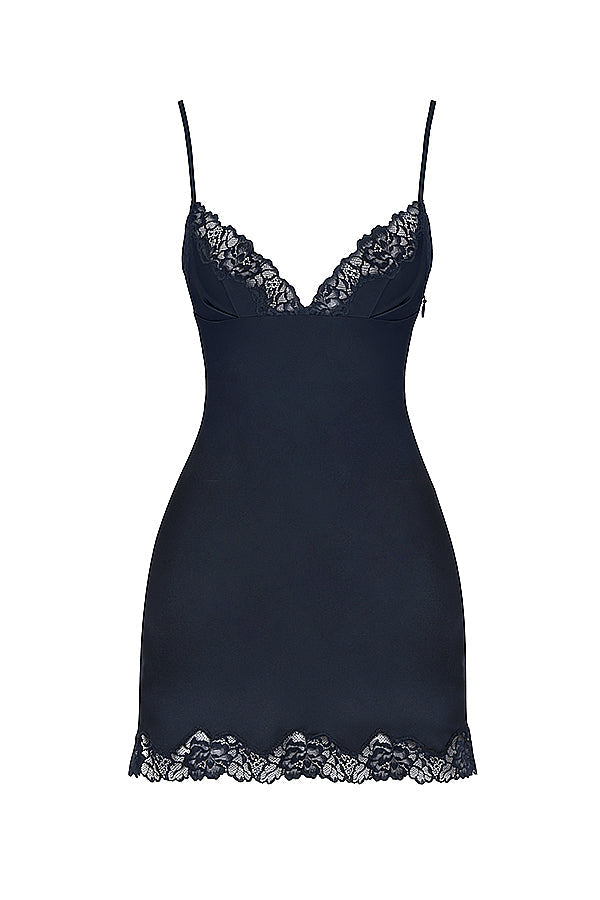 Satin slip dress