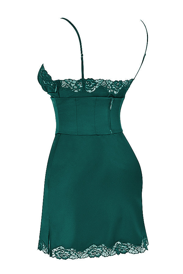 Satin slip dress