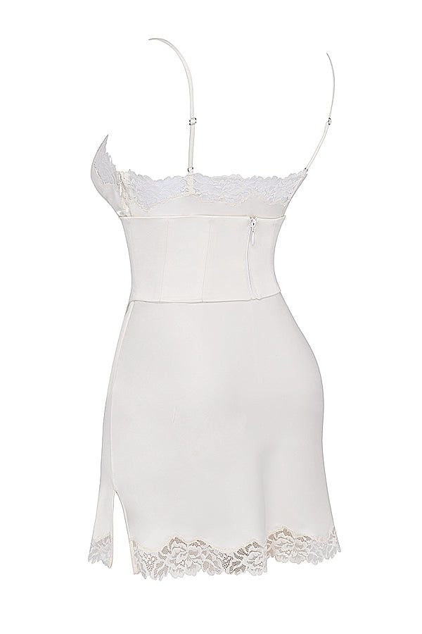 Satin slip dress
