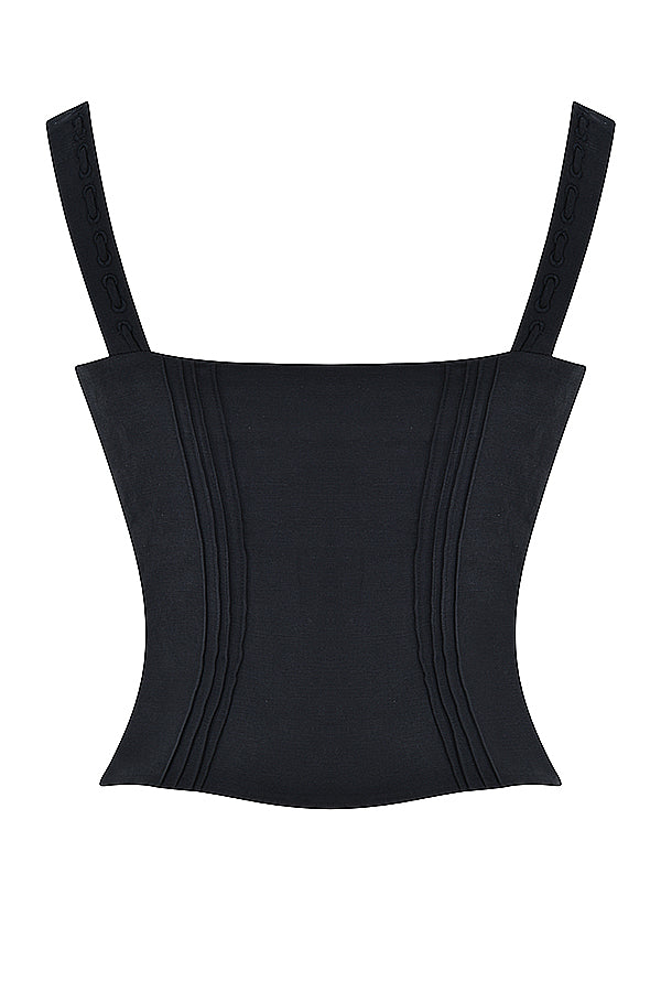 Textured black top