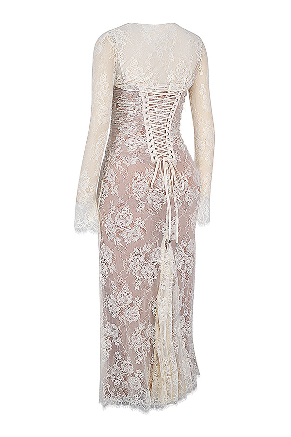 Lace maxi dress
