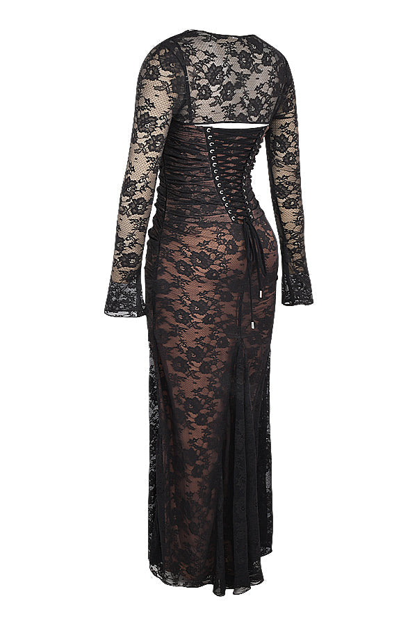Lace maxi dress