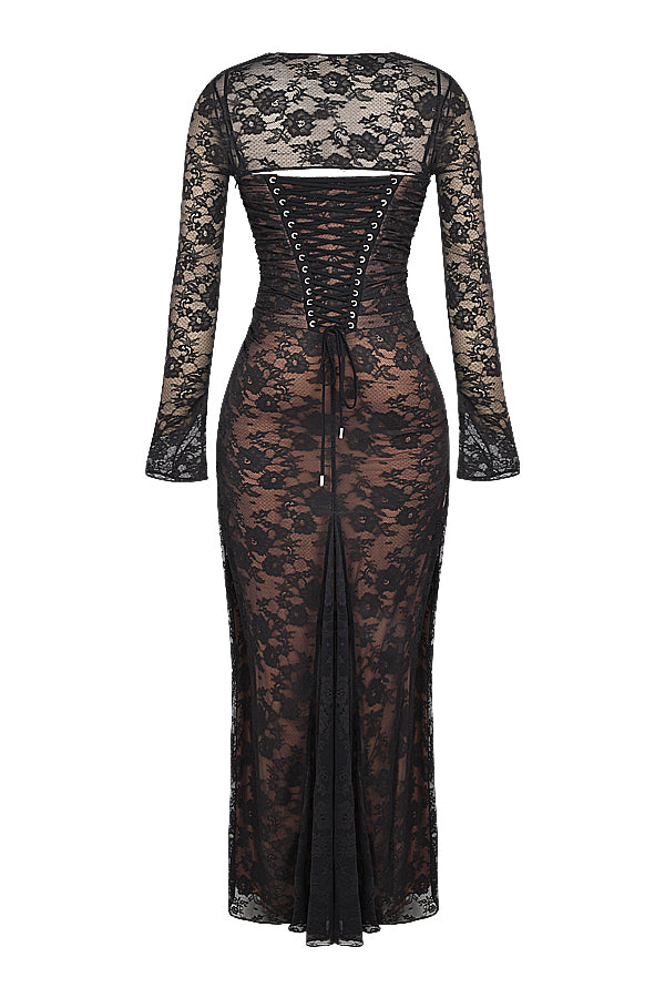 Lace maxi dress