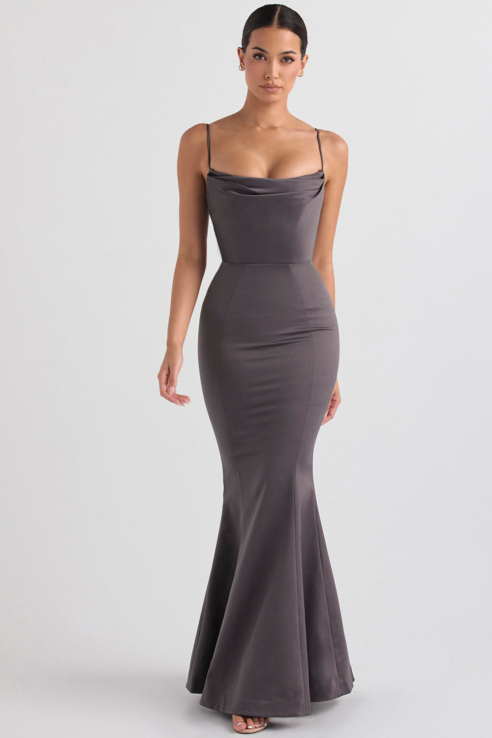 Satin Fishtail Dress